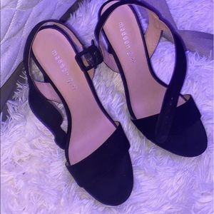 Madden girl black heels 4 or 5 inch